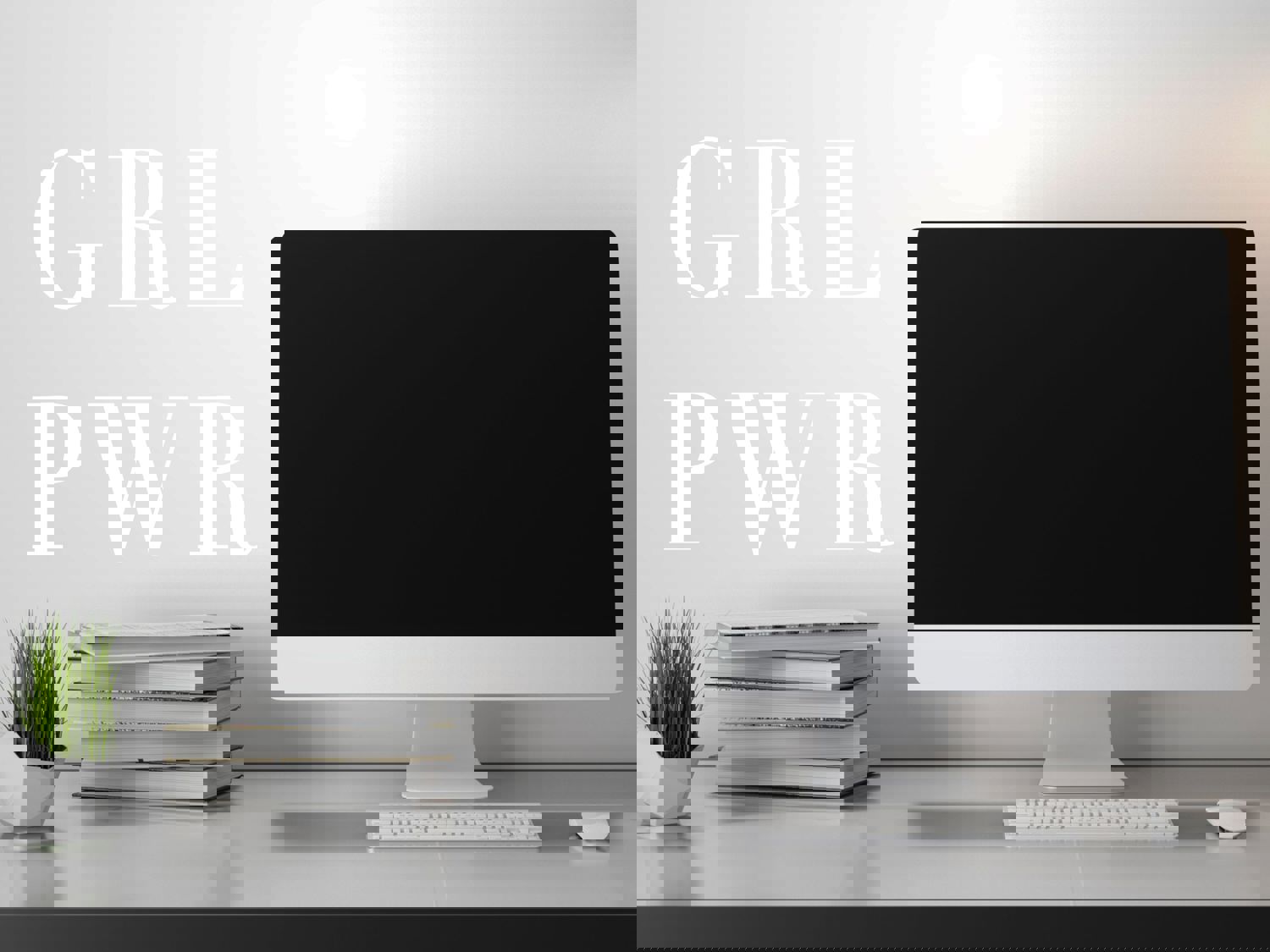 GRL PWR (Girl Power) Office Wall Decal