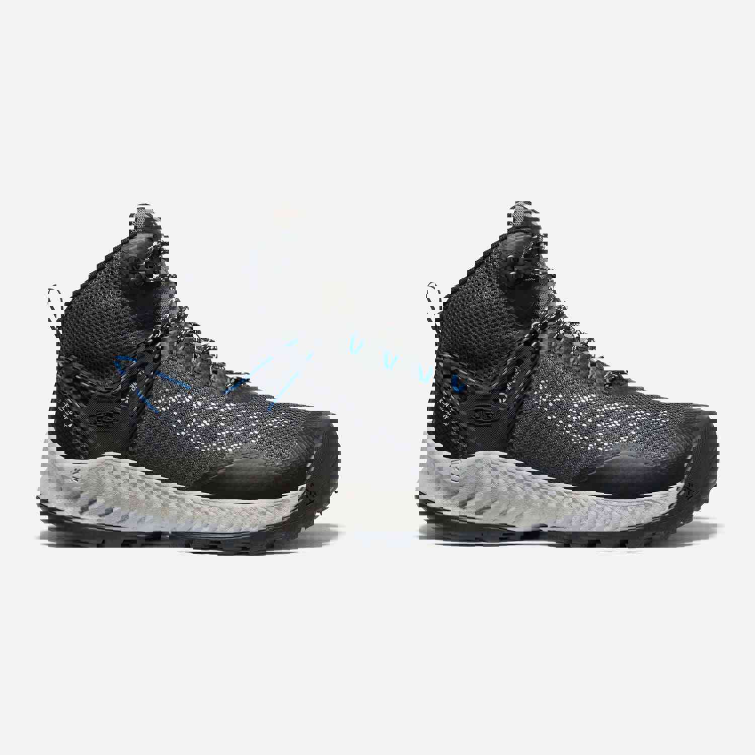 Men's Keen NXIS Evo Waterproof Hiking Boot - Magnet/Bright Cobalt