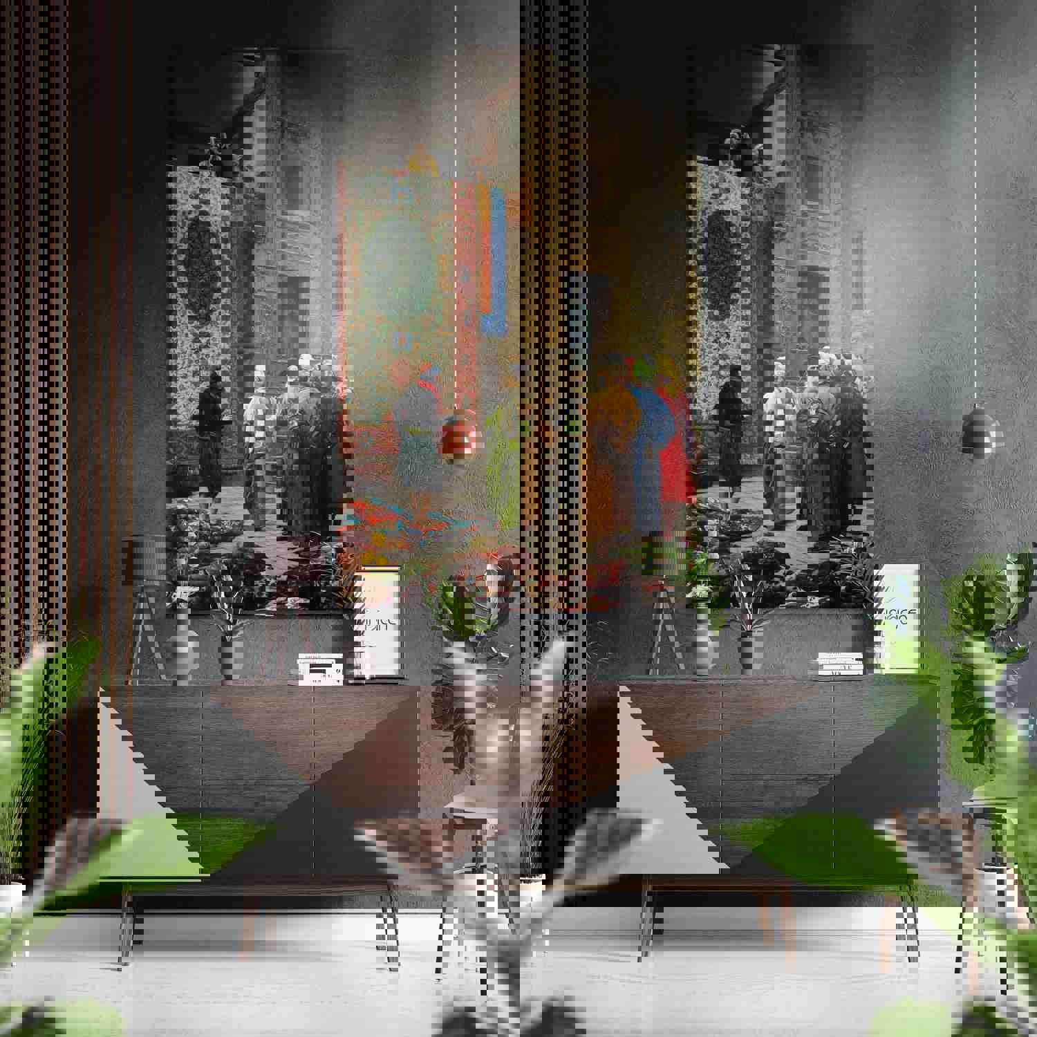 Rug Merchant Brushed Aluminium Dibond Wall Art