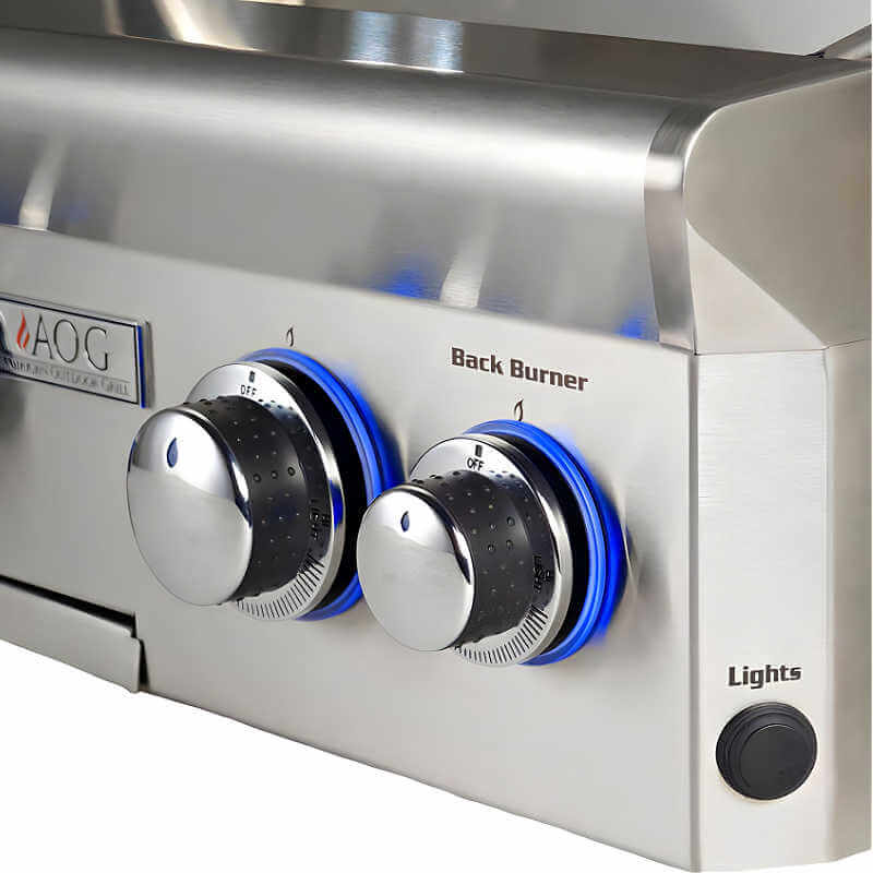 American Outdoor Grill L Series 36 Inch 3 Burner Portable Gas Grill With Side Burner & Rotisserie - 36PCL