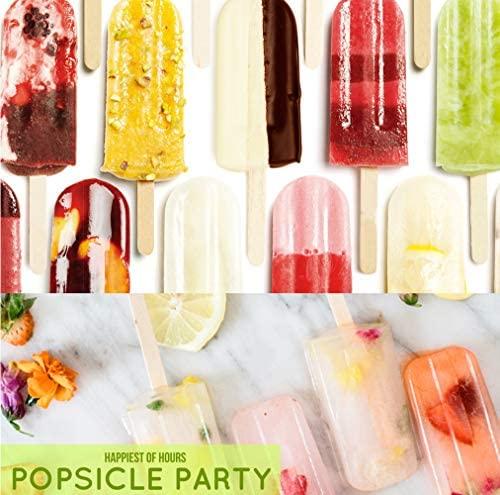 Goging Homemade Popsicle Molds Set with 50 Sticks & Bags - BPA Free