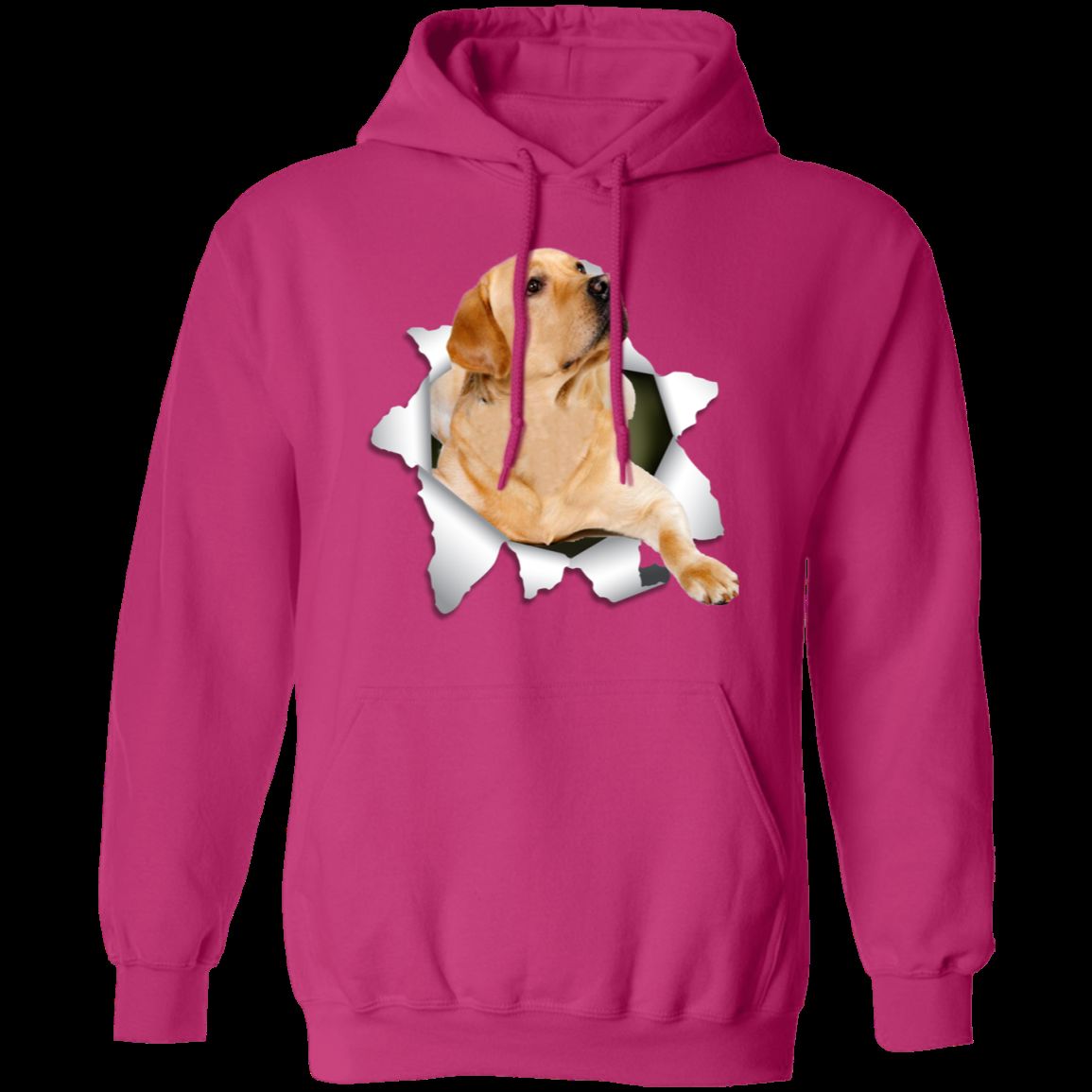 LABRADOR RETRIEVER 3D LADIES Pullover Hoodie - 8 oz