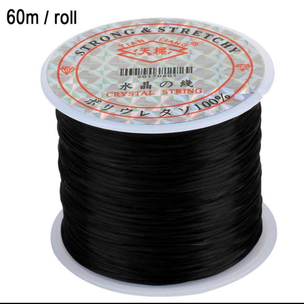 1 Roll TPU Thread, Transparent Crystal Elastic Cord For DIY Jewelry Making