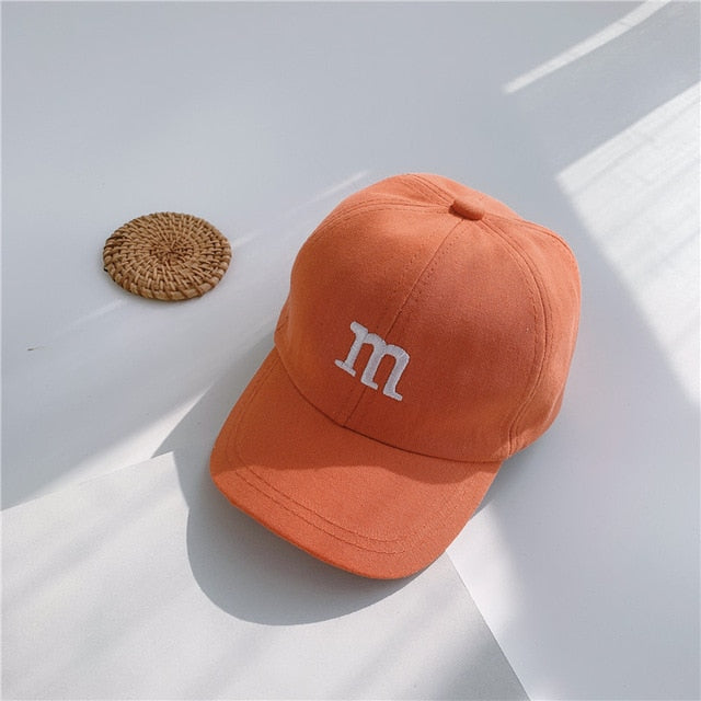 Children's Baseball Cap - Sun Protection, Windproof, Letter Decoration, Unisex
