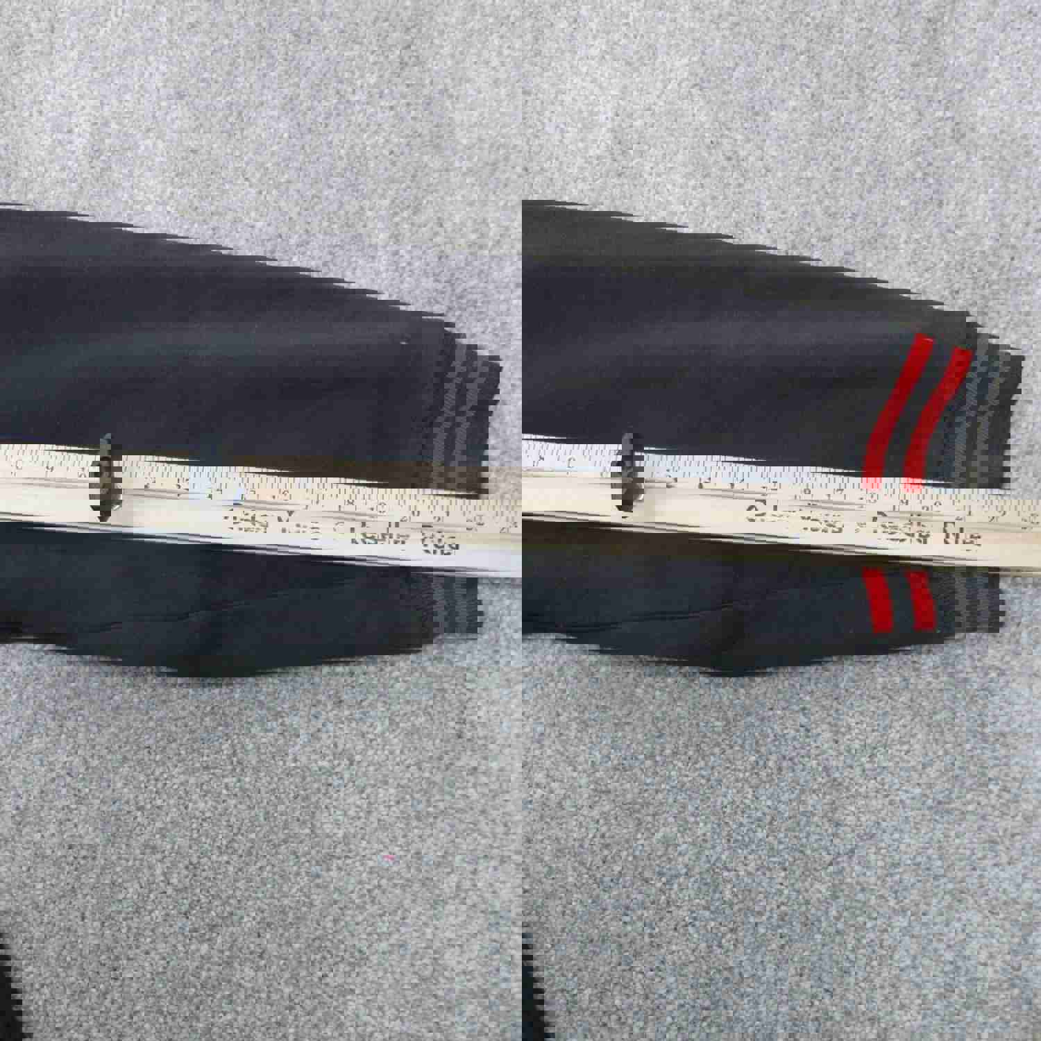 Polo Club Men's Full Zip Up Hoodie Sweatshirt - Red Black, Size X Large