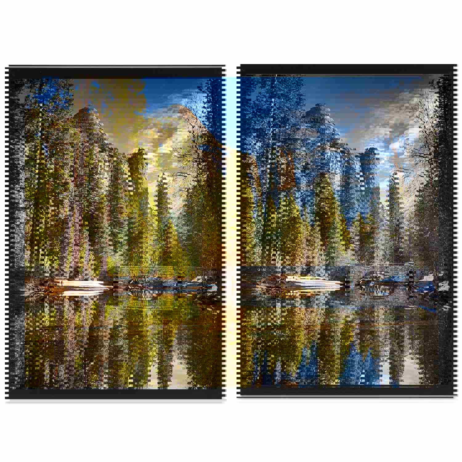 Stoneman Bridge Yosemite Landscape Photo Canvas Print Wall Art