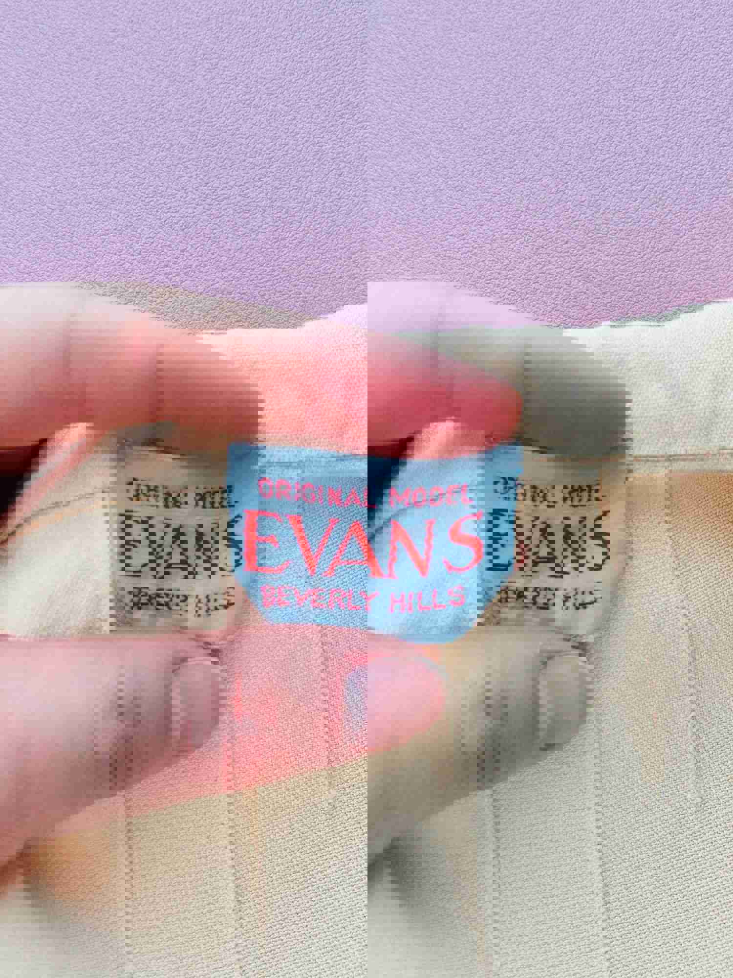 Vintage 1940s Monogrammed Jacket Apricot Color Blouse