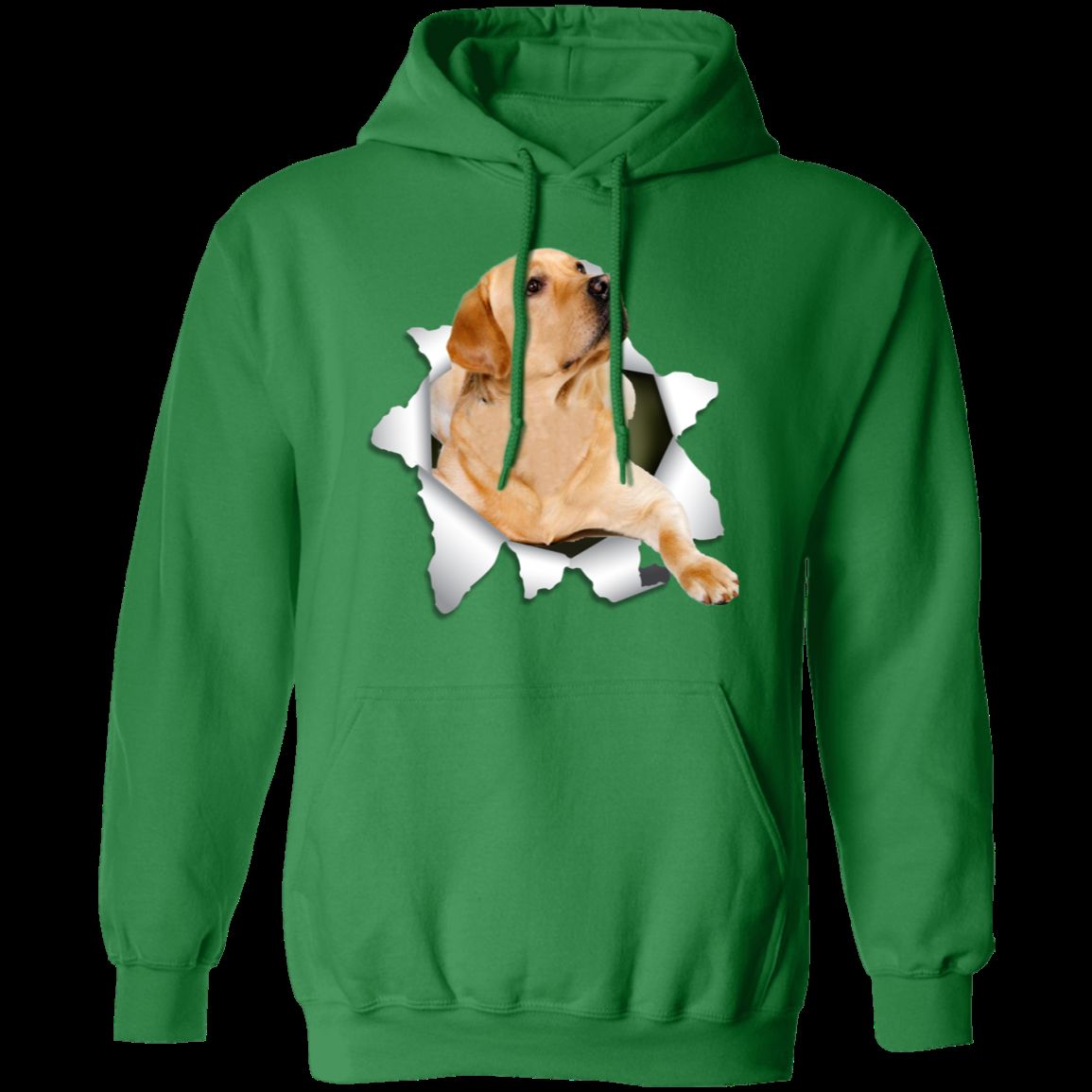 LABRADOR RETRIEVER 3D LADIES Pullover Hoodie - 8 oz