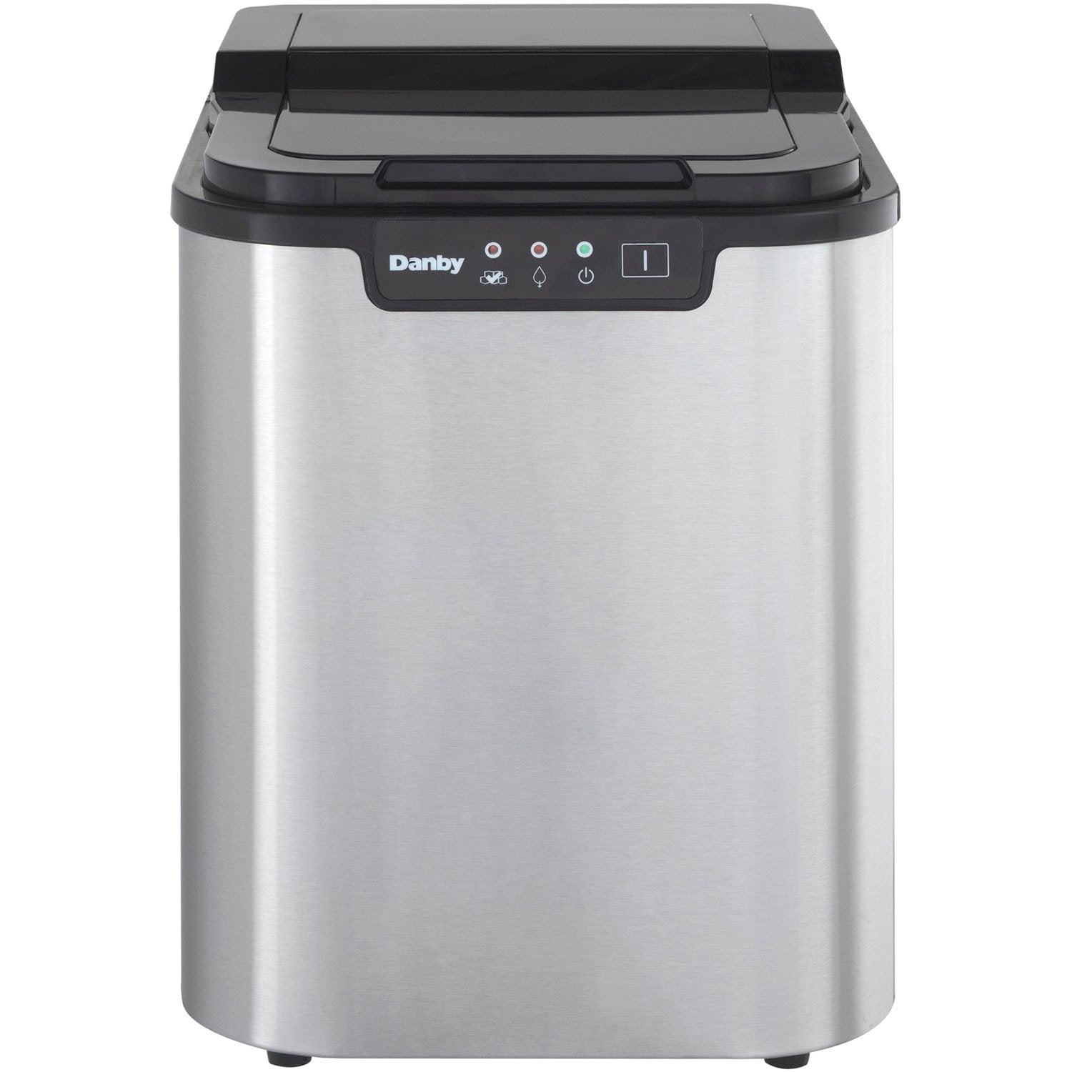 Danby Portable Ice Maker with LED Display, Stores 150 Ice Cubes DIM2500SSDB