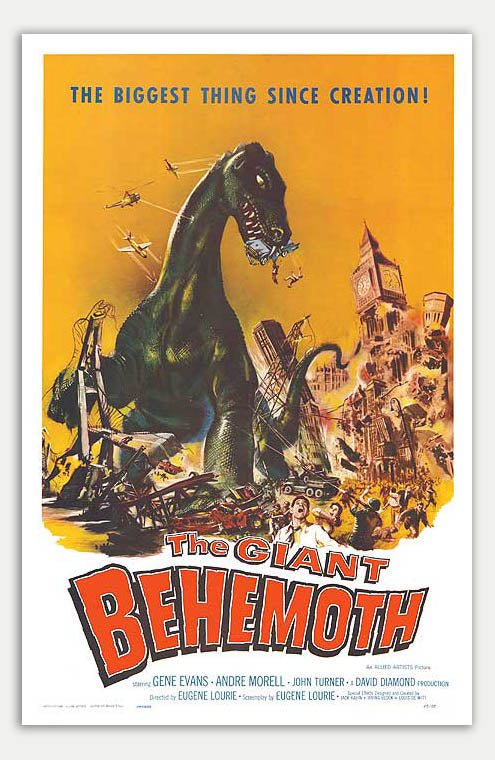 Giant Behemoth - 11 x 17 Movie Poster (Reprint, 1959)