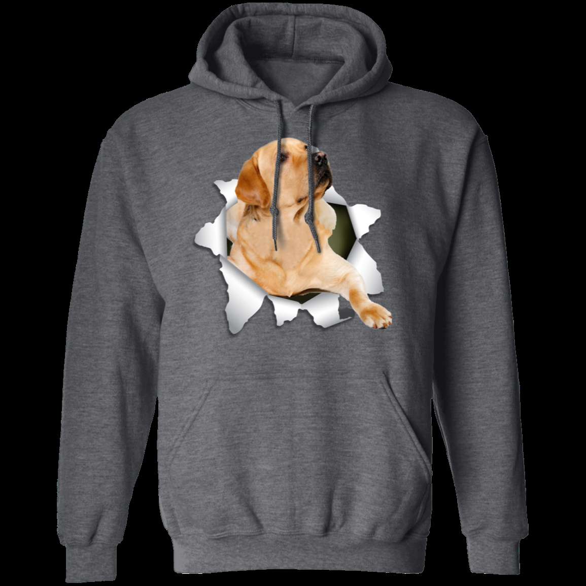 LABRADOR RETRIEVER 3D LADIES Pullover Hoodie - 8 oz