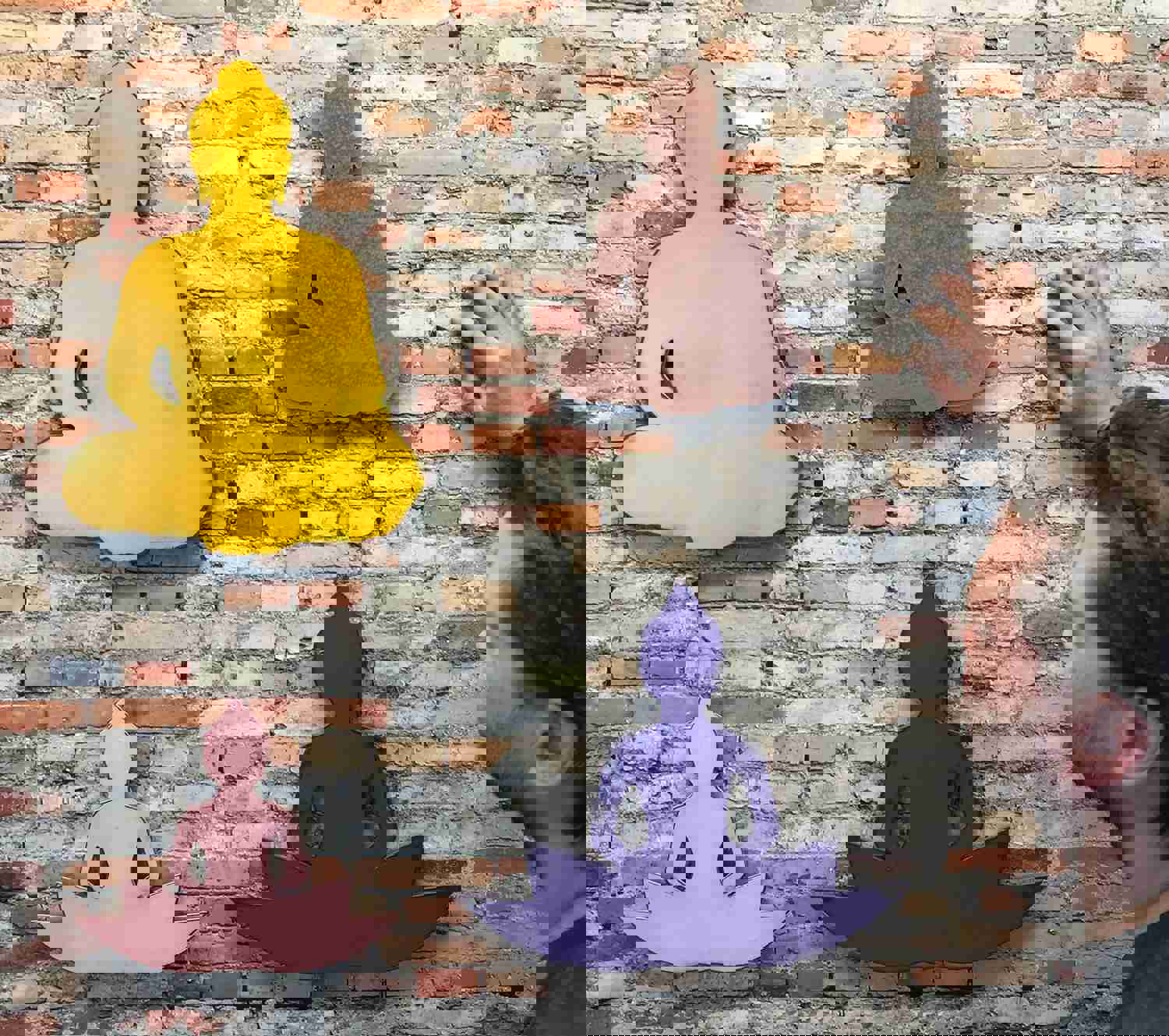 Lotus Flower Contemporary Metal Wall Art - Handmade in USA - Free Shipping