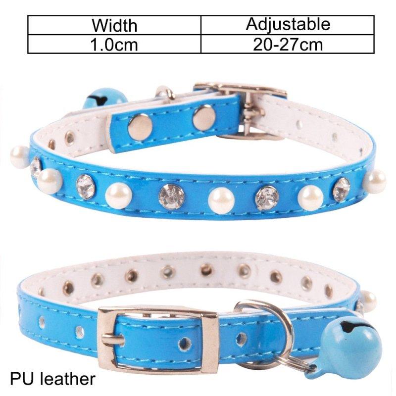 Personalized Cat Collar with Bell - Adjustable Kitten Collar, Pet ID Tag, and Leash for Small to Medium Cats & Dogs