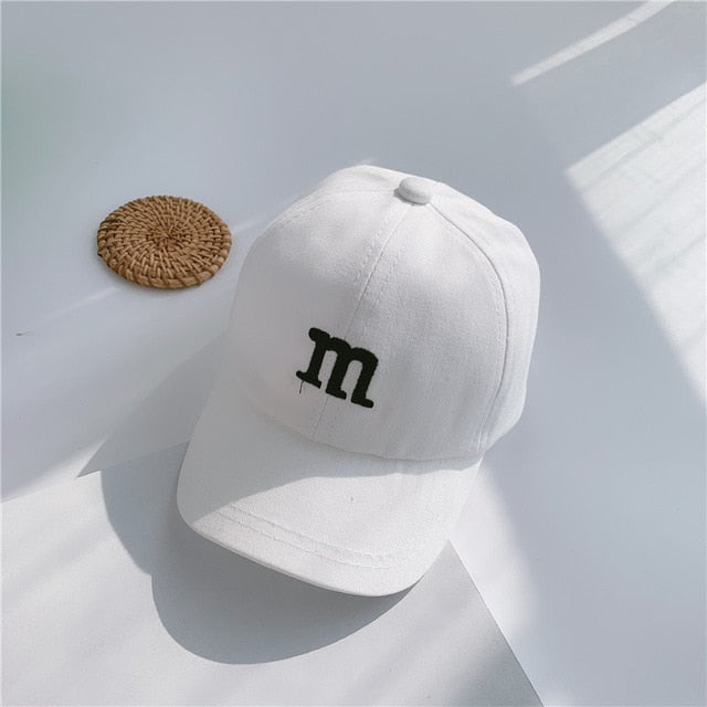 Children's Baseball Cap - Sun Protection, Windproof, Letter Decoration, Unisex