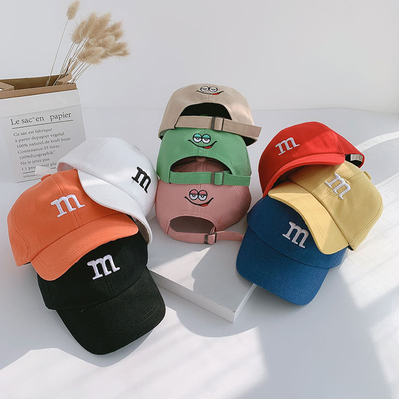 Children's Baseball Cap - Sun Protection, Windproof, Letter Decoration, Unisex