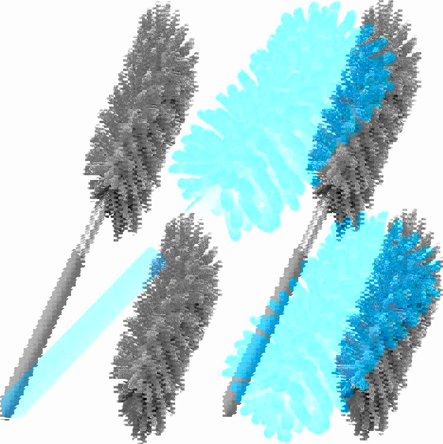 Telescopic Microfiber Duster with Pivot Head - Extends Up to 29 Inches