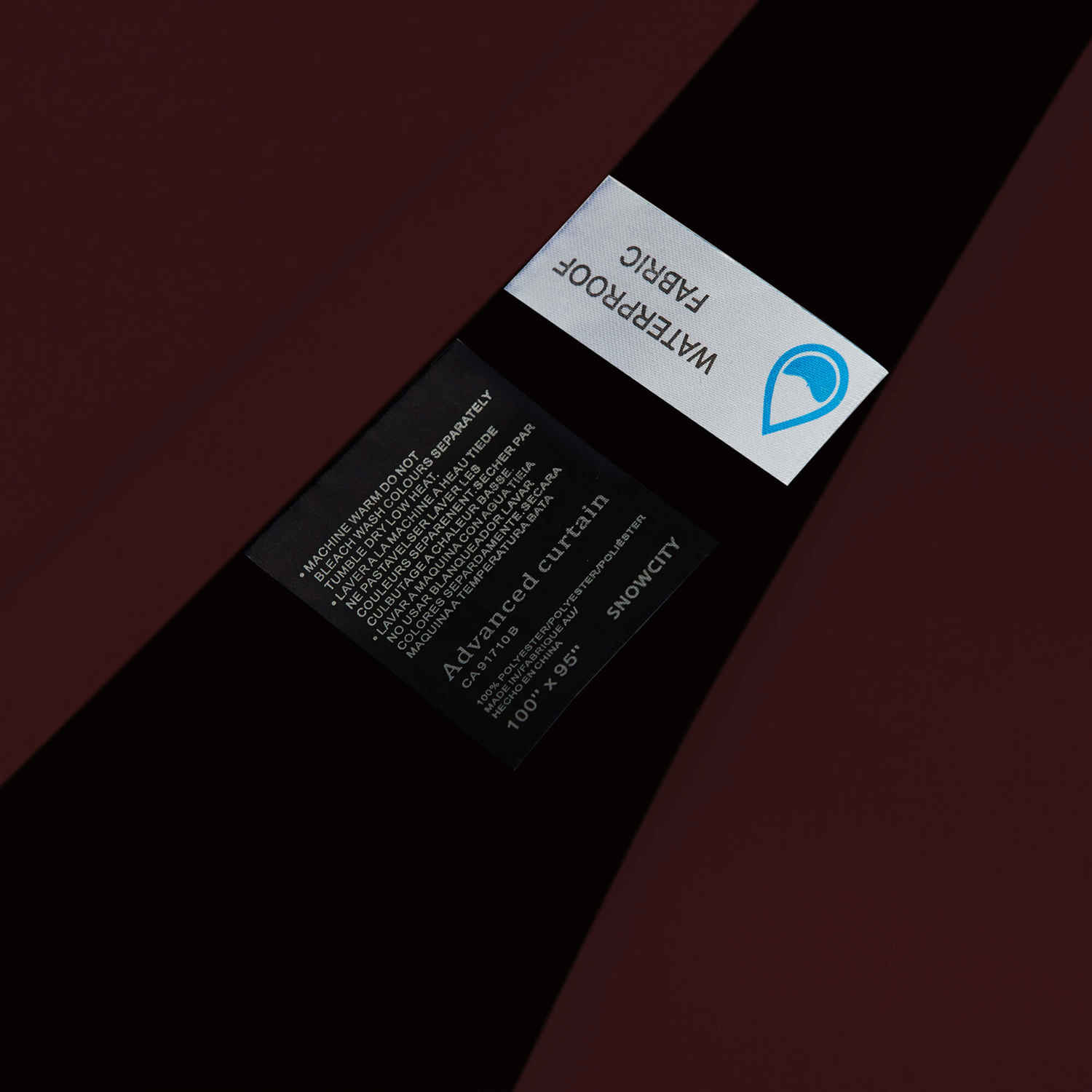 Heartcosy Blackout Curtains Wine Red - Tab Top