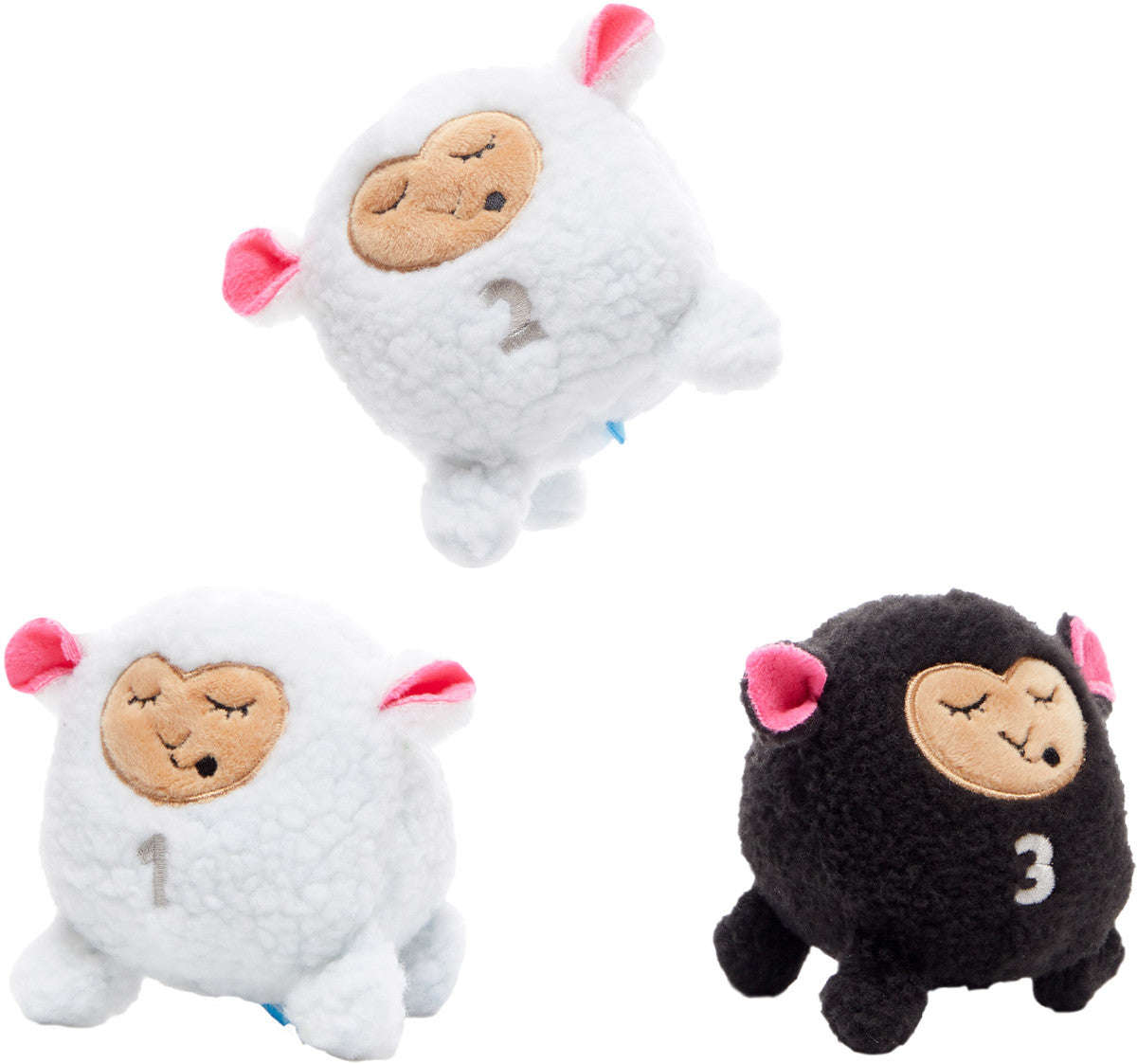 BARK Baa Baa Bark Sheep Toys for Small Dogs