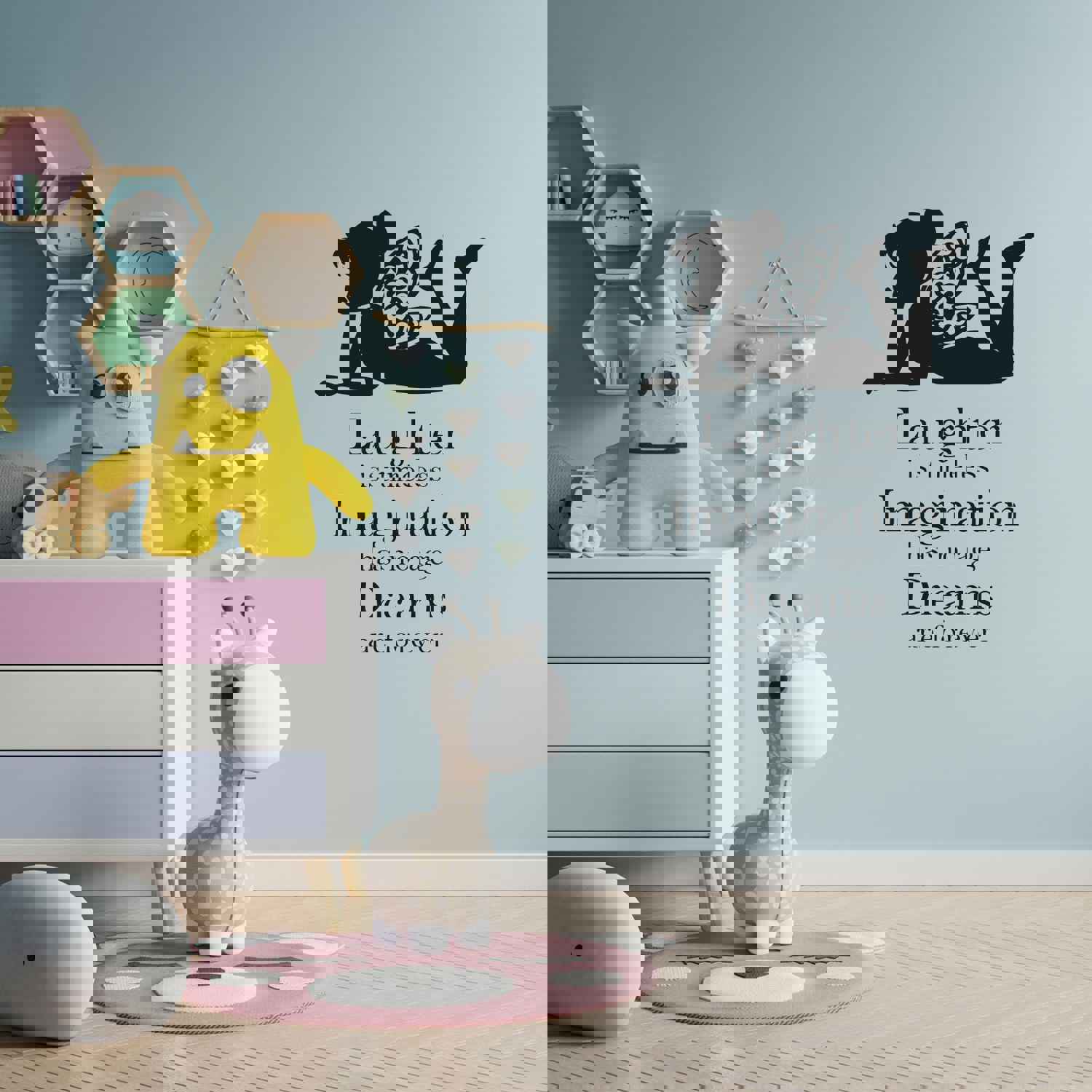 Girls Quotes Vinyl Wall Art Sticker Decal - Dreams Are Forever