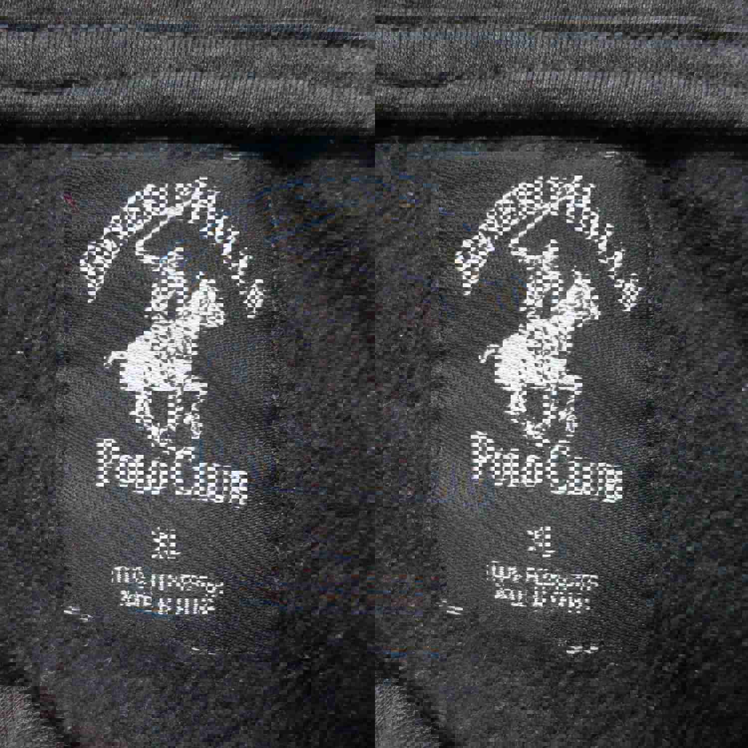 Polo Club Men's Full Zip Up Hoodie Sweatshirt - Red Black, Size X Large