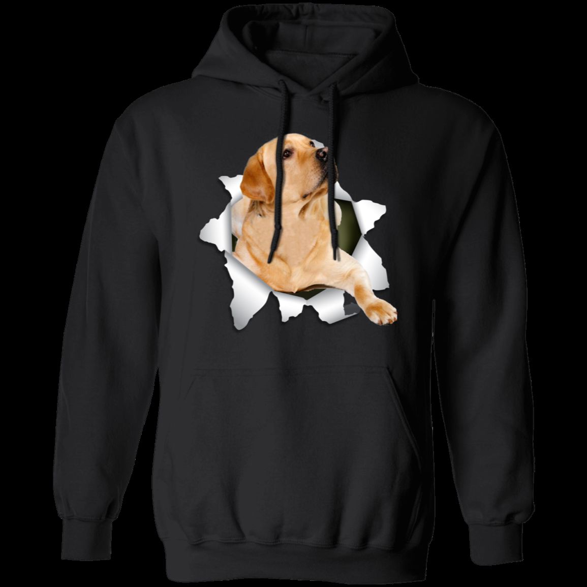 LABRADOR RETRIEVER 3D LADIES Pullover Hoodie - 8 oz
