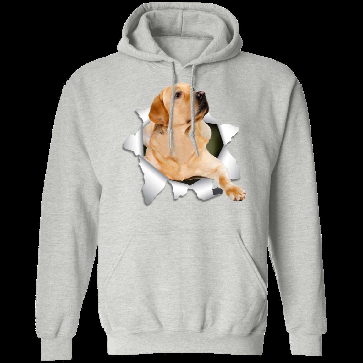 LABRADOR RETRIEVER 3D LADIES Pullover Hoodie - 8 oz