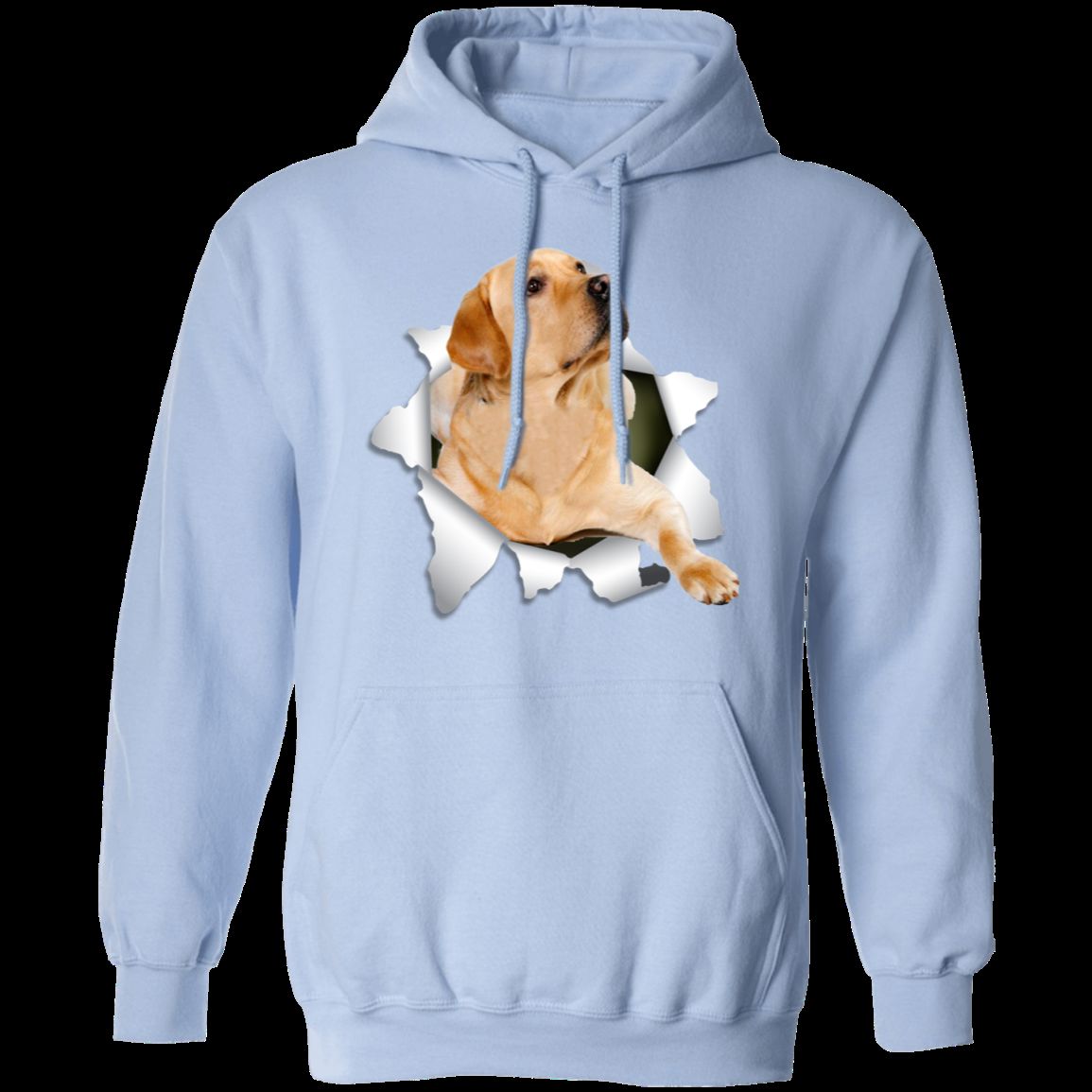 LABRADOR RETRIEVER 3D LADIES Pullover Hoodie - 8 oz