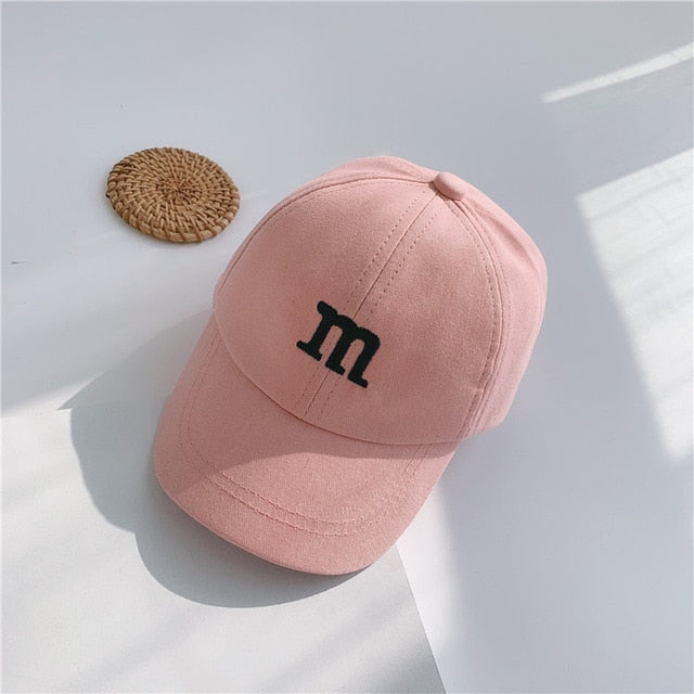 Children's Baseball Cap - Sun Protection, Windproof, Letter Decoration, Unisex