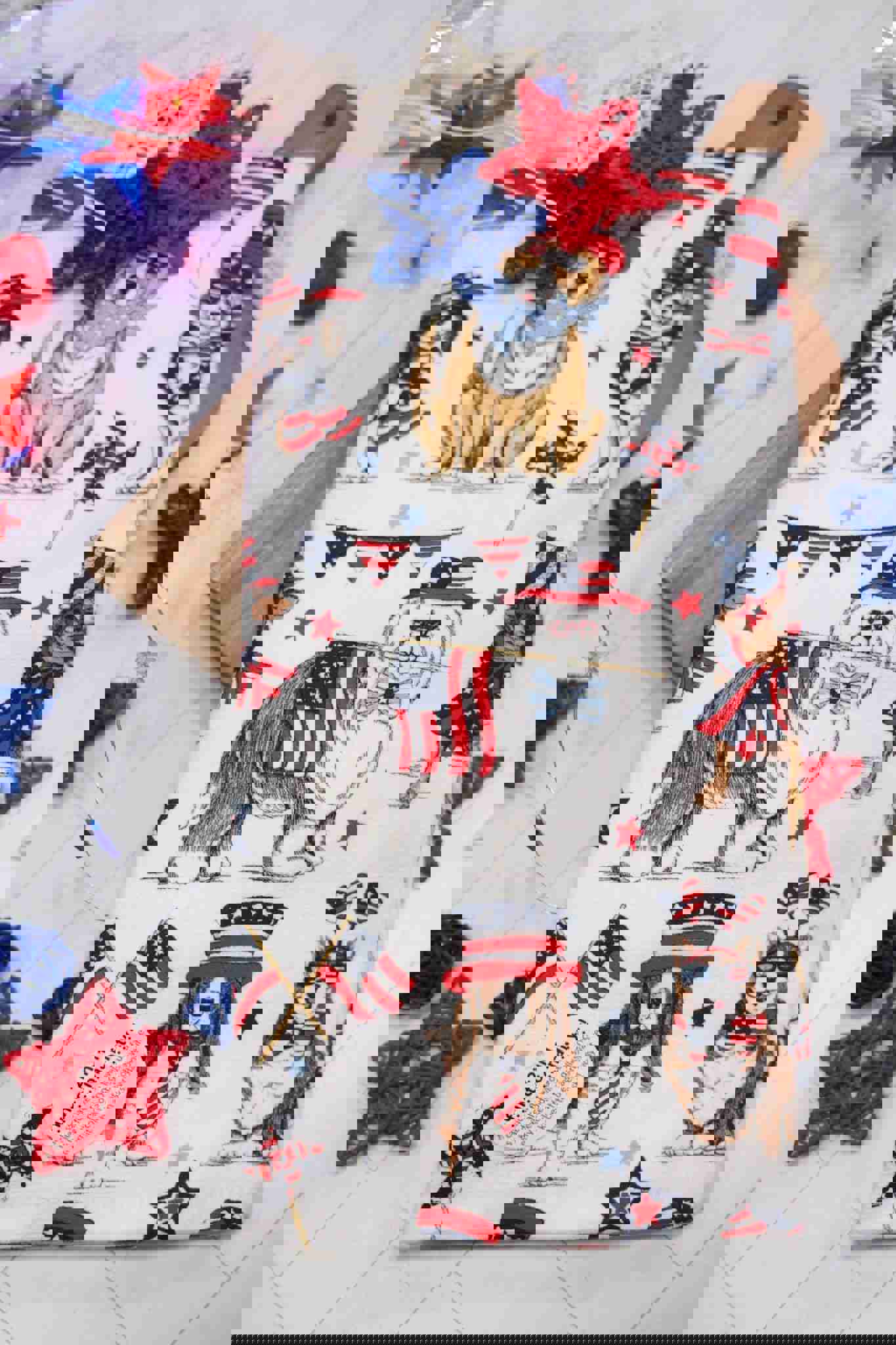 Patriotic Dogs Dual Purpose Kitchen Towel