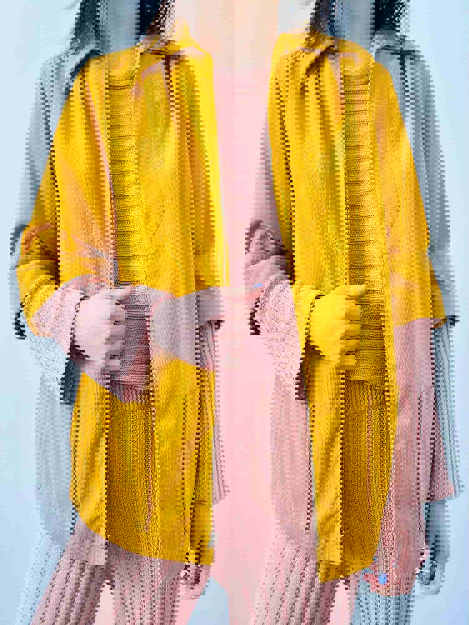 Vintage 1940s Mustard Yellow Corduroy Jacket