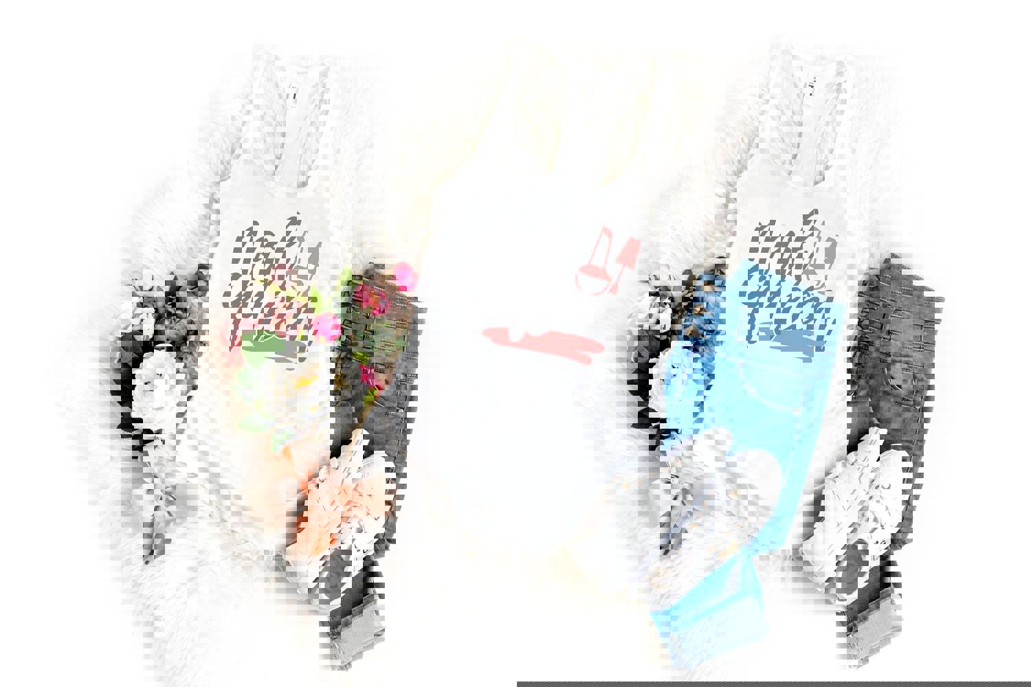 Nail Queen Tank Top - Nail Technician Gift - Nail Artist Apparel