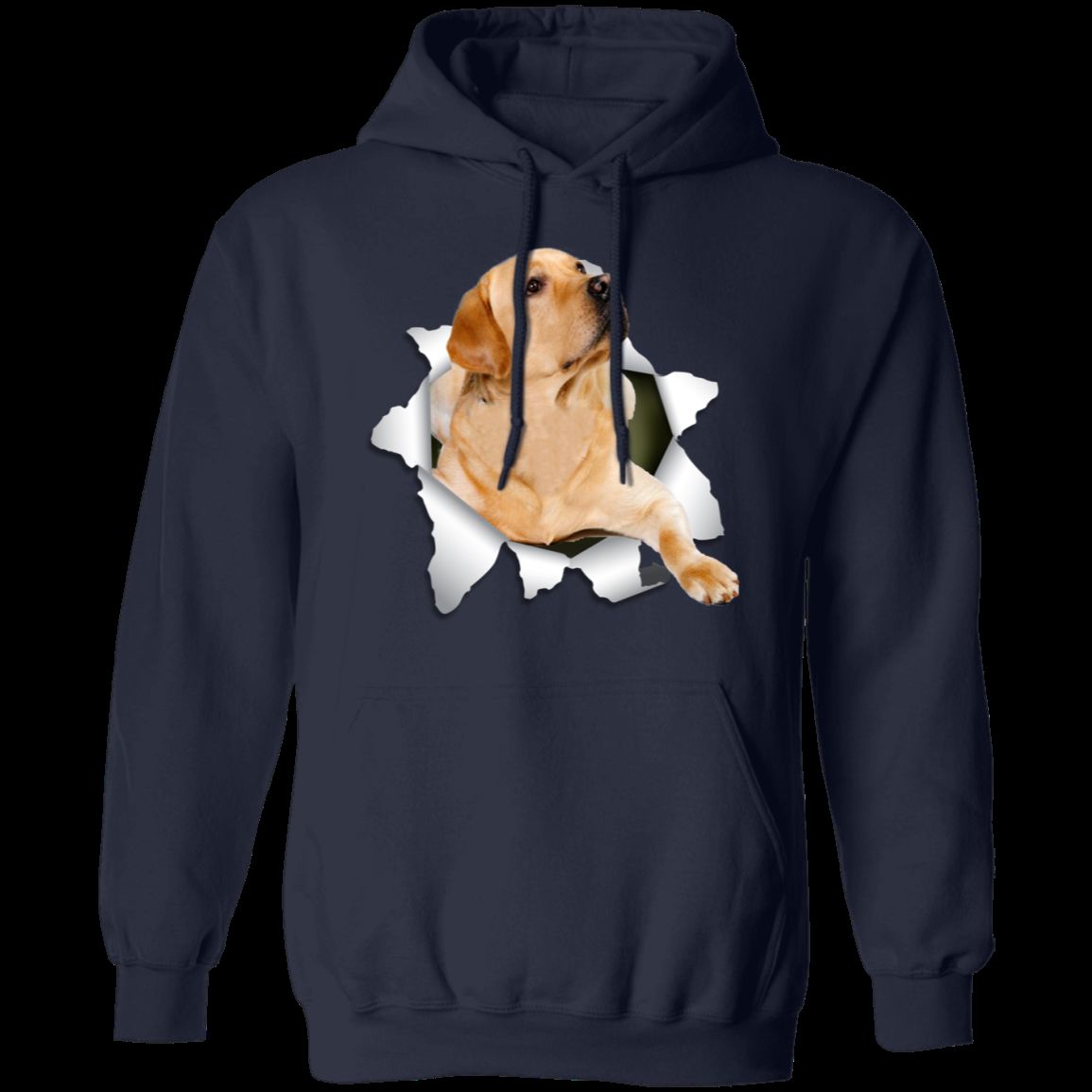 LABRADOR RETRIEVER 3D LADIES Pullover Hoodie - 8 oz