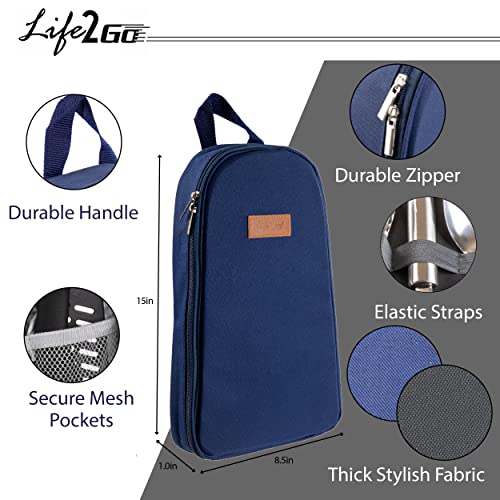 Life 2 Go 10-Piece Camp Cooking Utensil Set with Portable Carry Case