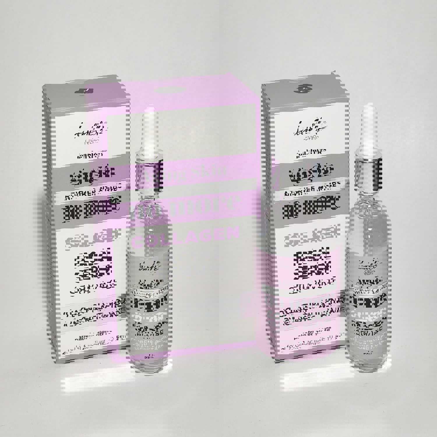 Aging Skin No More Collagen Facial Serum with Lavender 2 Fl Oz