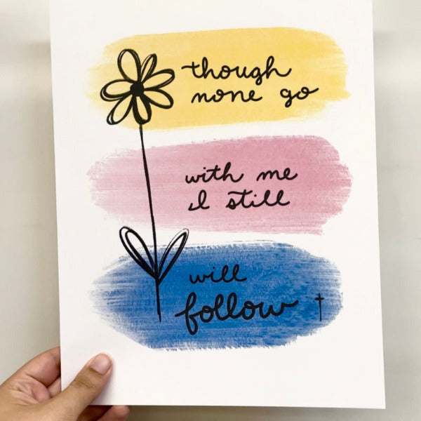 Custom Quote Art PRINT - Hand Drawn Unique Design