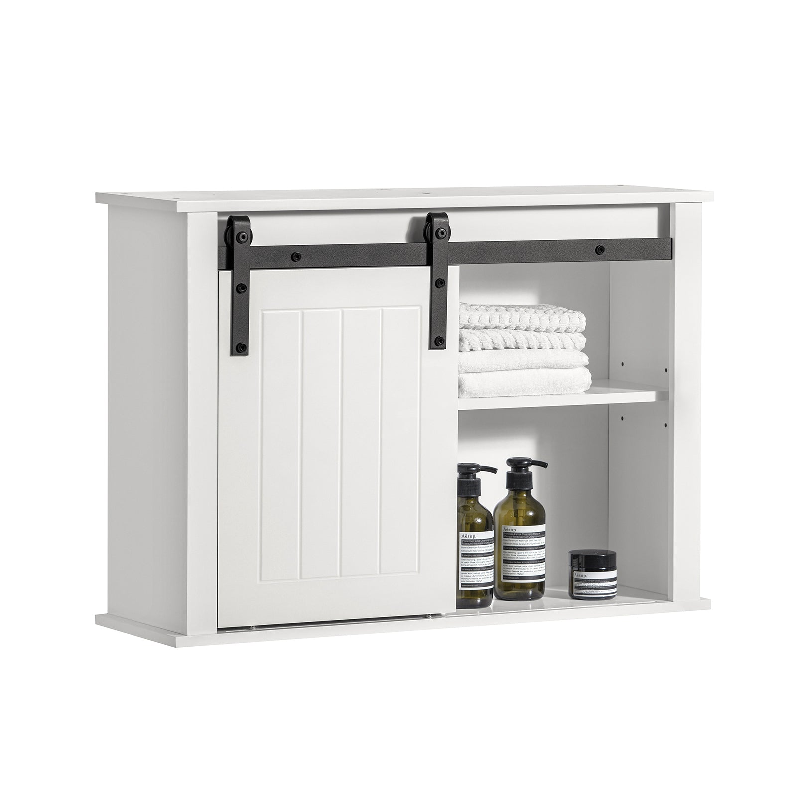 White Wall Mounted Cabinet for Kitchen and Bathroom, BZR71-W