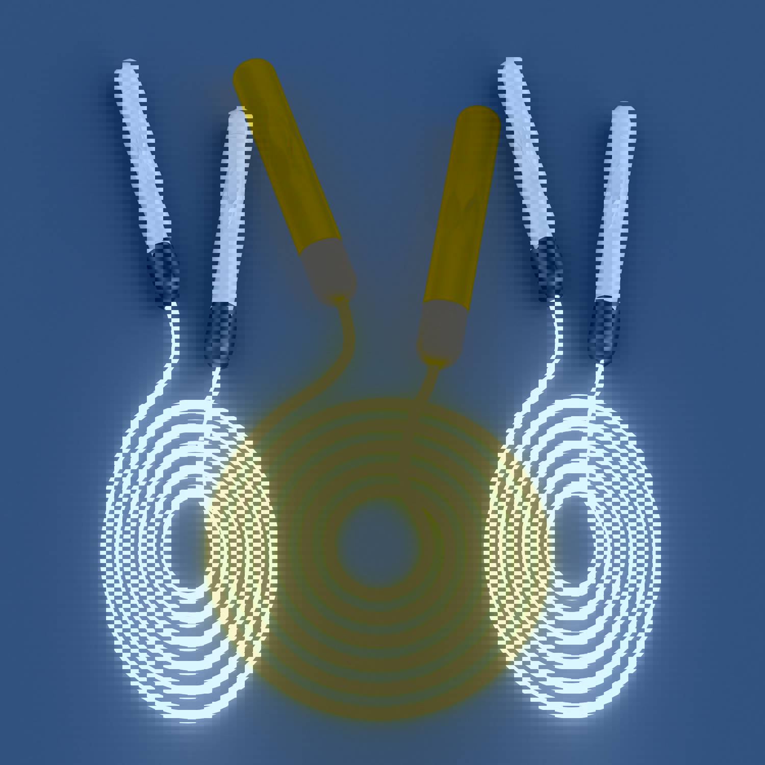 Adjustable TPU Fitness Gear for Kids with Night Light Rope - Ideal for Outdoor Exercise