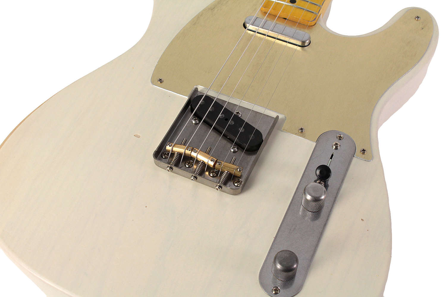 Nash T-57 Guitar in Mary Kaye White with Light Aging