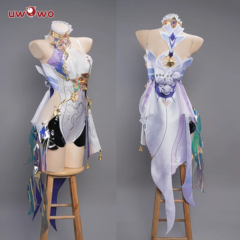 UWOWO Honkai Impact 3: Elysia Cosplay Costume Herrscher of Human Ego with Wings