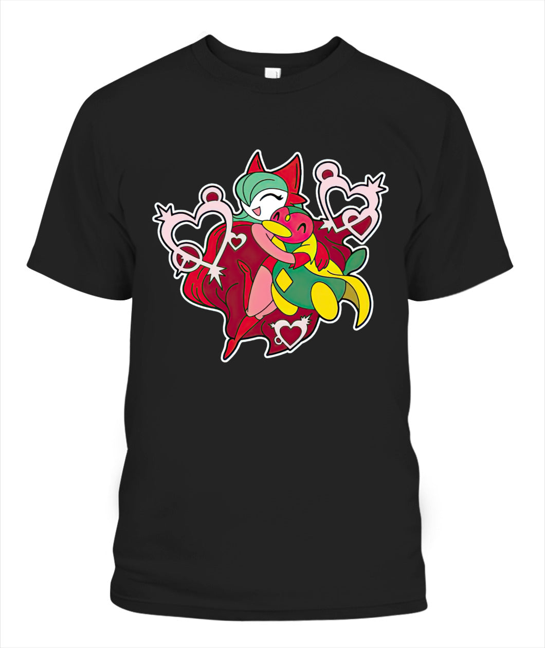 Gardevoir Scarlet Witch Custom Graphic Cotton T-Shirt