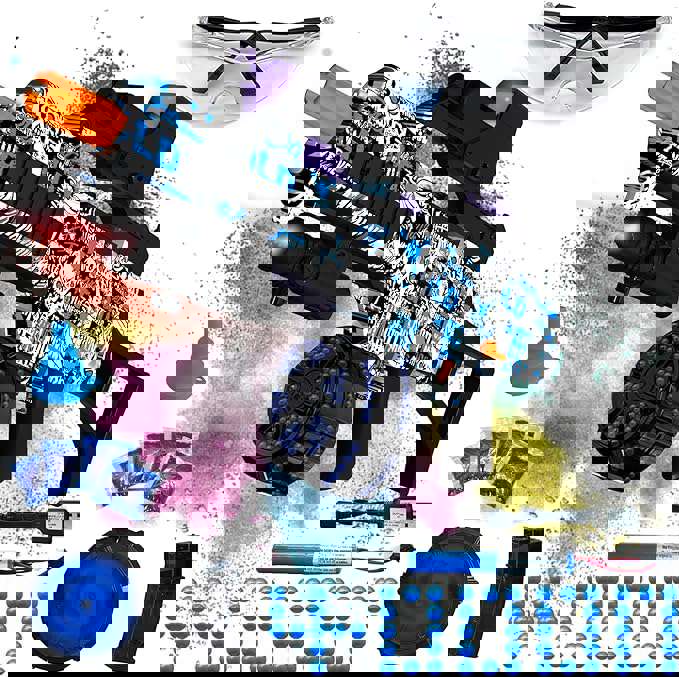 JIFTOK Electric Gel Ball Blaster with 40000+ Gel Balls and Goggles for Outdoor Shooting Games