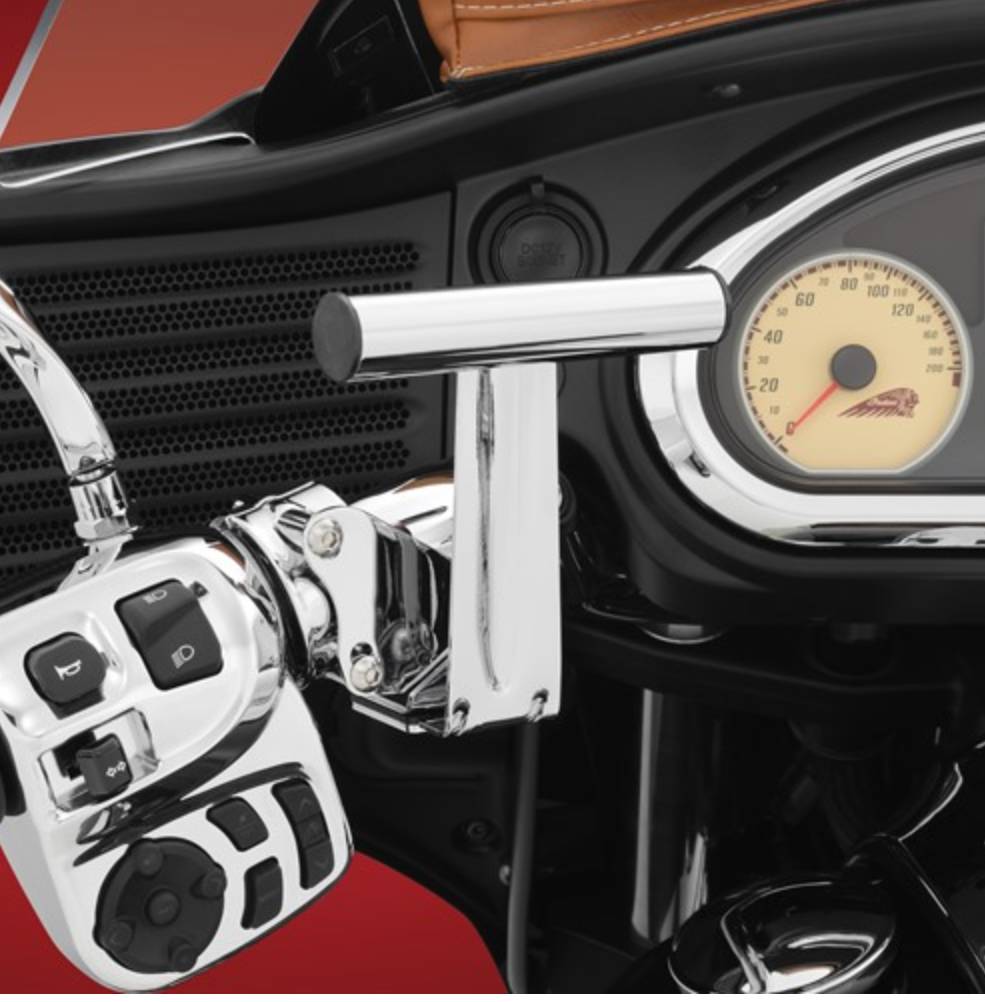 GADGET BAR IND/HAR/HON/YAM - Beverage & GPS/Phone Mount for Big Bikes