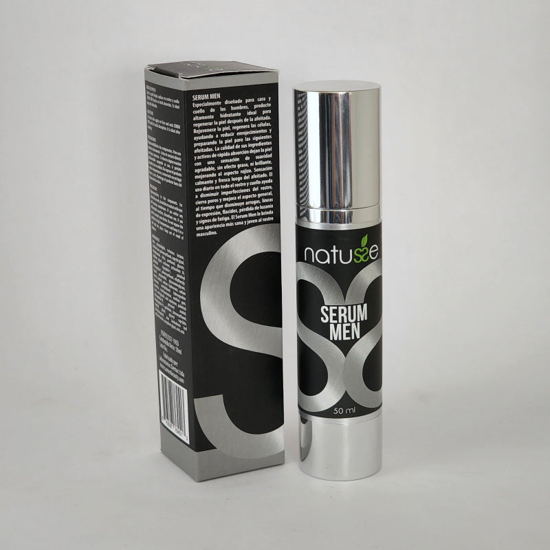 Natusse Anti-aging Anti-wrinkle Hydrating Face Serum for Men 1.7 fl oz / 50 mL