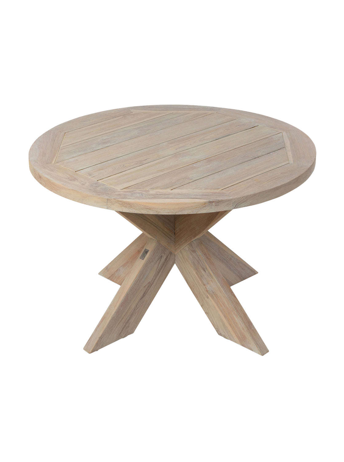Eric Outdoor Dining Table - Teak Alfresco Round Table