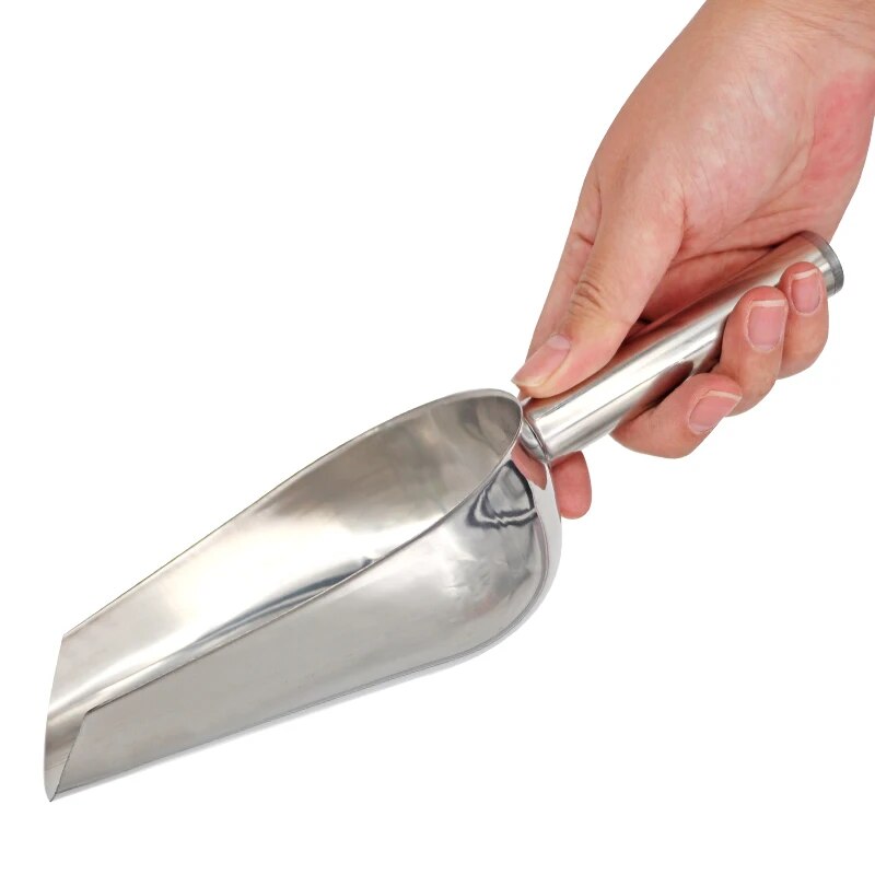 Stainless Steel Pet Food Shovel for Poultry and Animals
