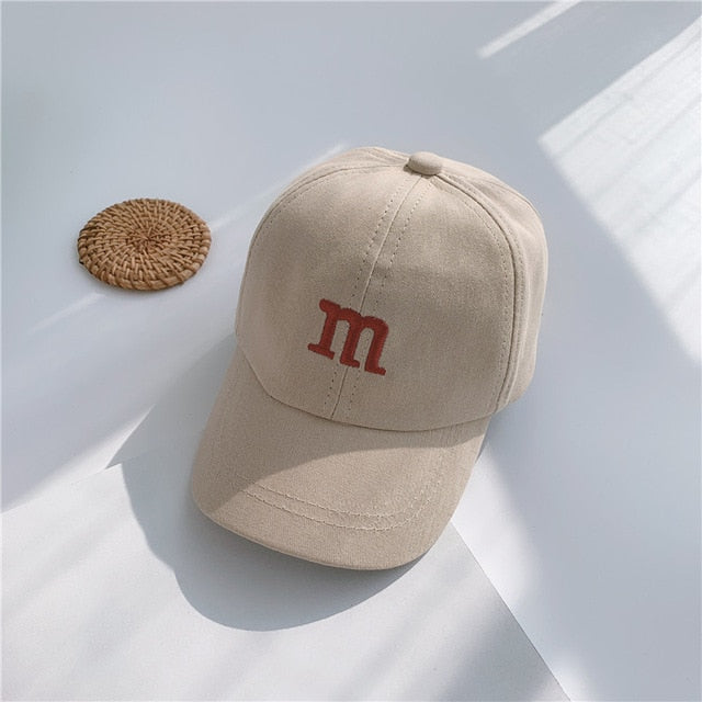 Children's Baseball Cap - Sun Protection, Windproof, Letter Decoration, Unisex