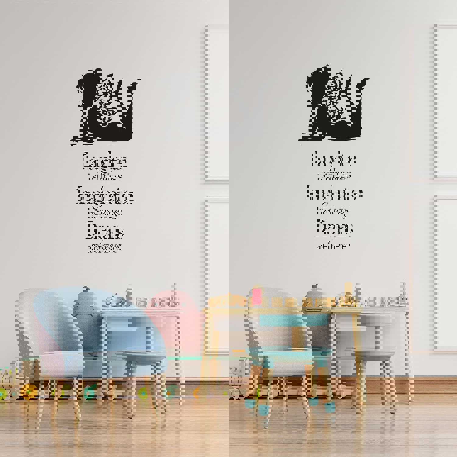 Girls Quotes Vinyl Wall Art Sticker Decal - Dreams Are Forever