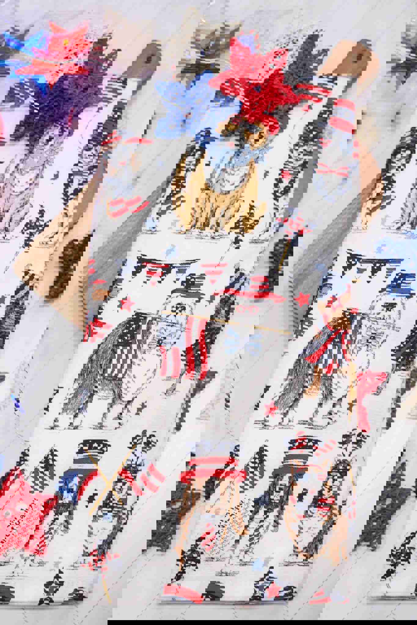 Patriotic Dogs Dual Purpose Kitchen Towel