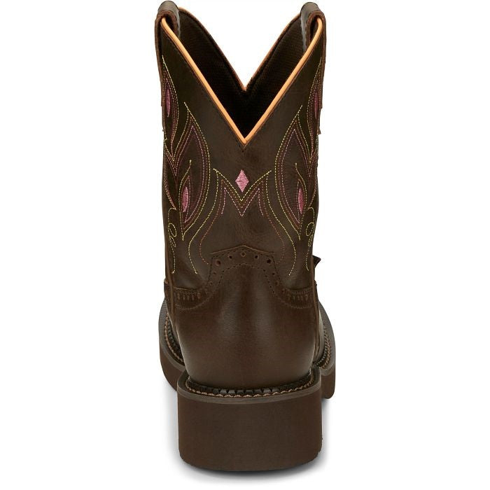 Justin Womens Gemma Round Toe Western Boot