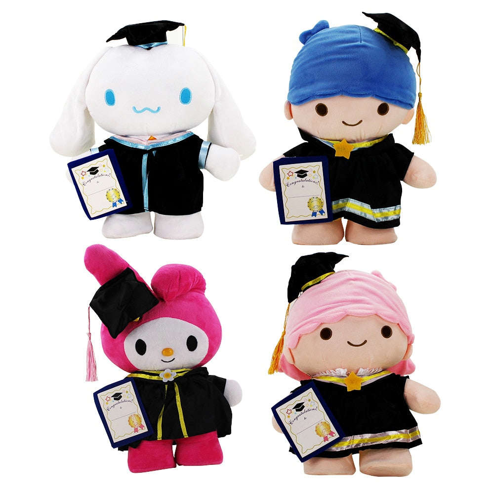 Japanese Anime Twin My Melody and Cinnamoroll Stuffed Animal Plush Toy